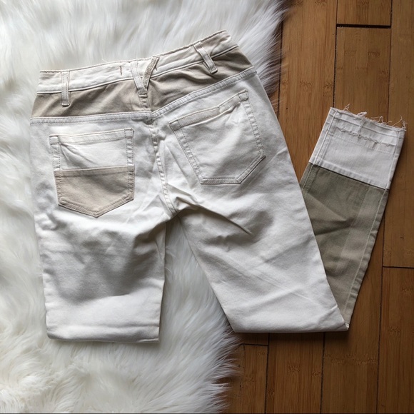 NWT Free People Jax Patched Skinny Jeans - Picture 4 of 5